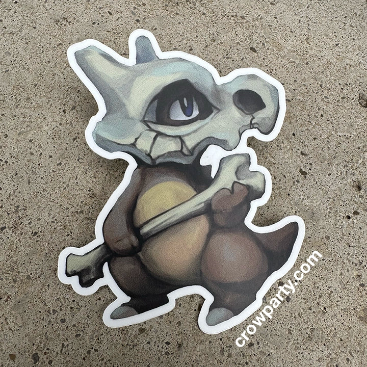 Cubone Vinyl Sticker
