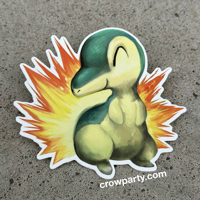 Cyndaquil Vinyl Sticker