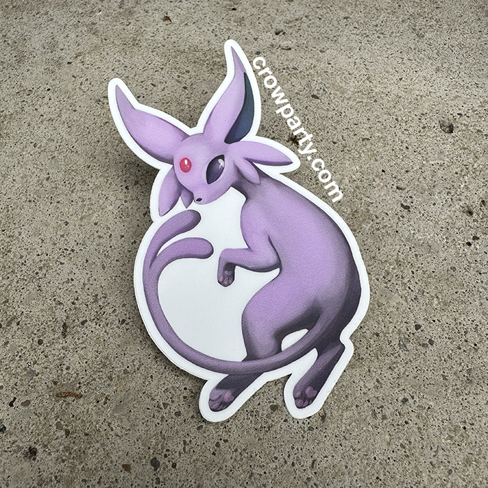 Espeon Vinyl Sticker