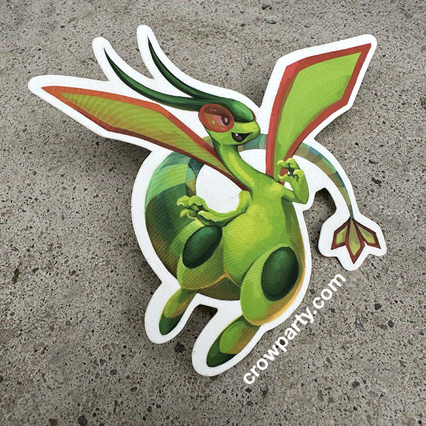 Flygon Vinyl Sticker - Crow Party