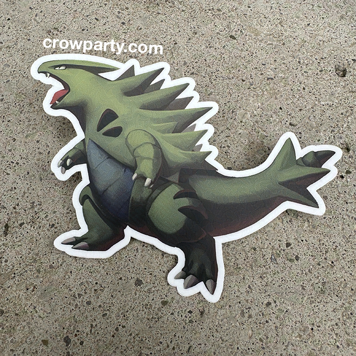 Tyranitar Vinyl Sticker