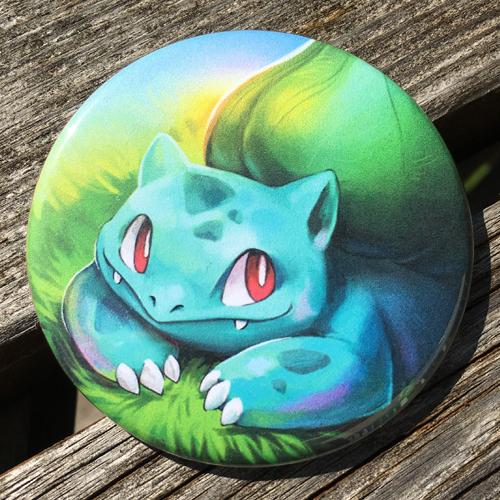 Bulbasaur Button - Crow Party