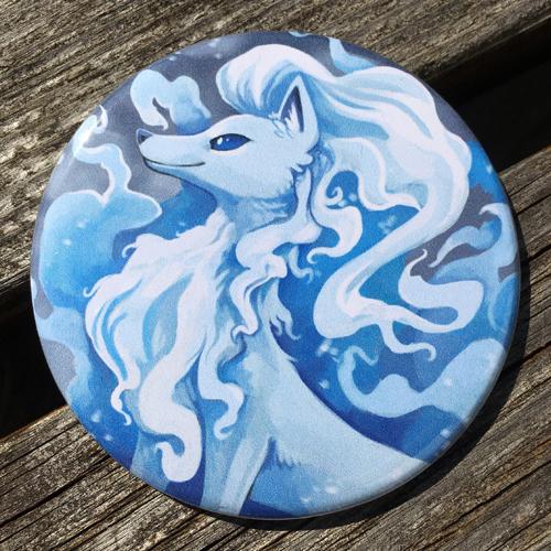 Alolan Ninetales Button