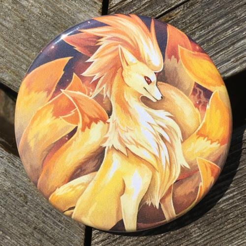 Ninetales Button
