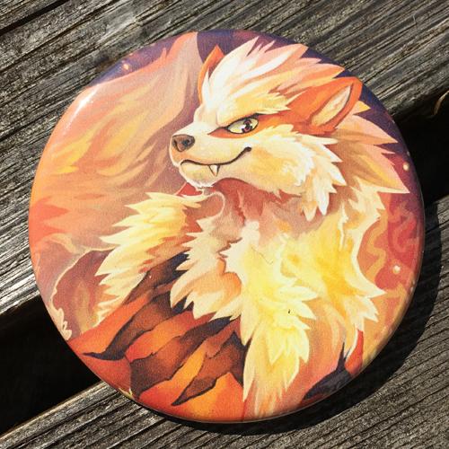 Arcanine Button