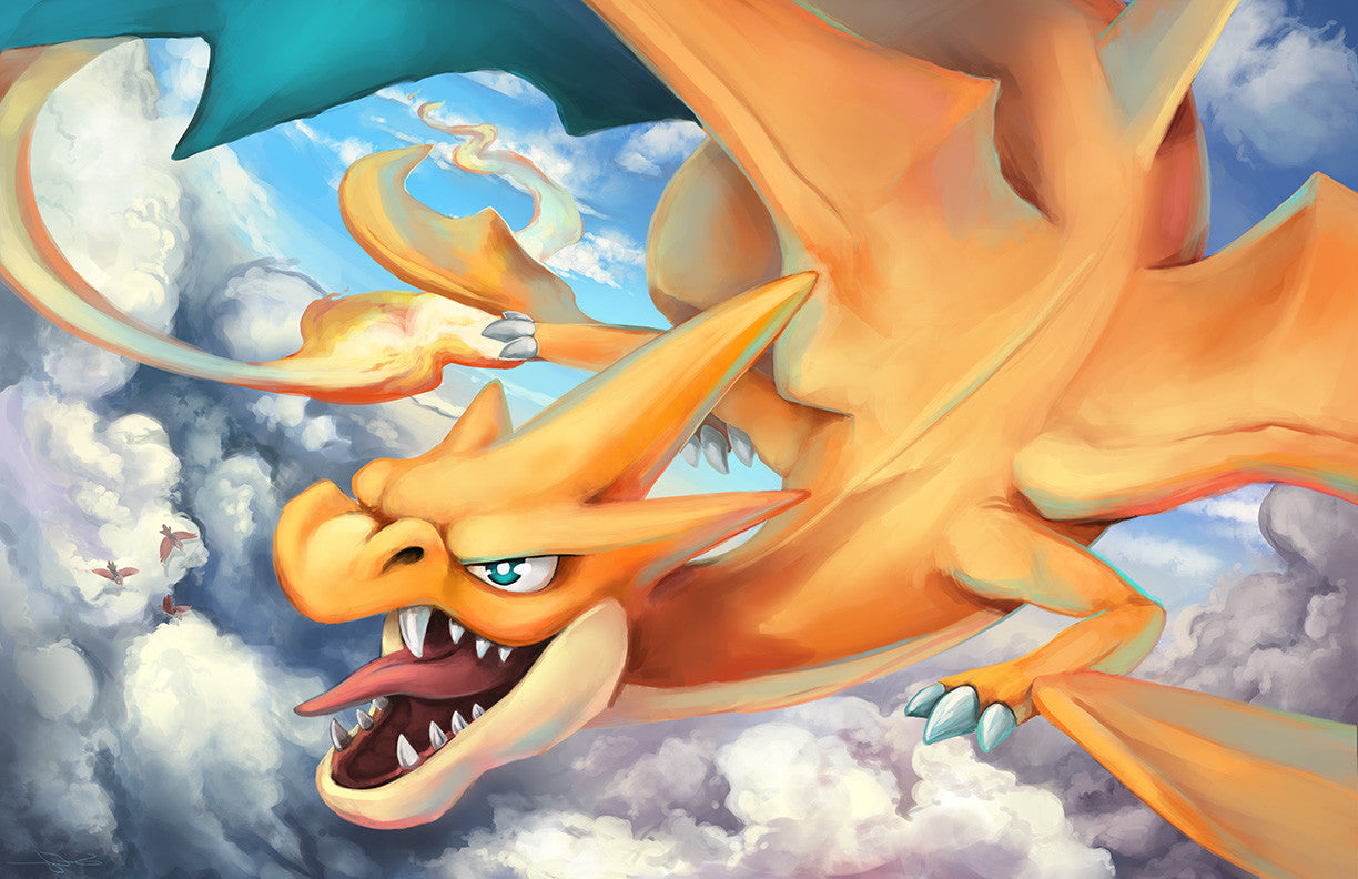 Mega Charizard Y Print