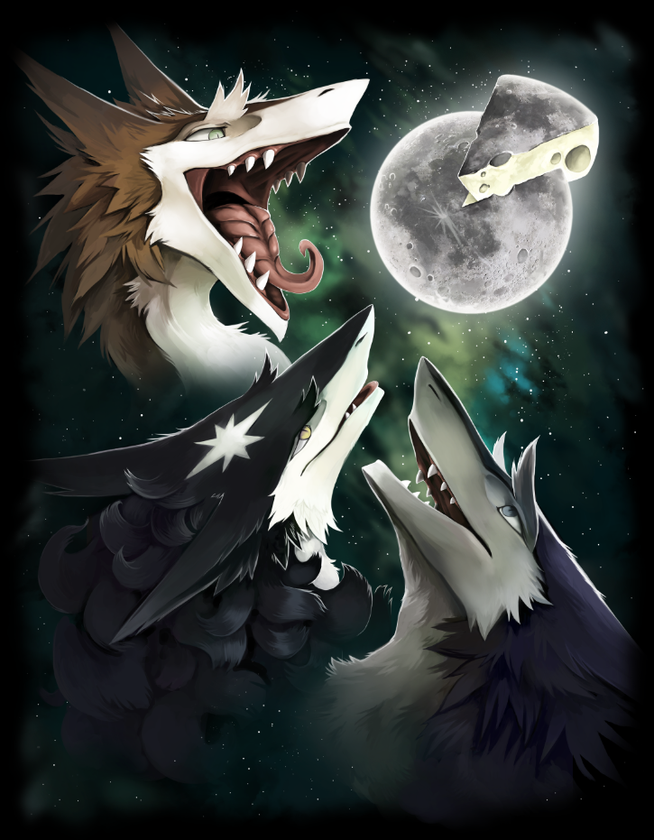 3 Sergal Moon T-Shirt