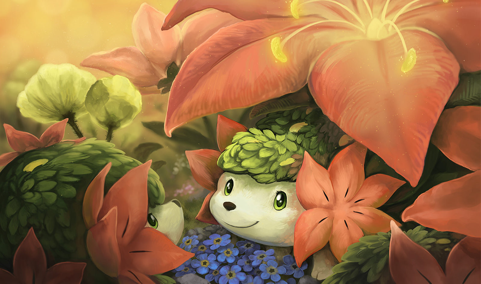 Shaymin Land Forme Playmat
